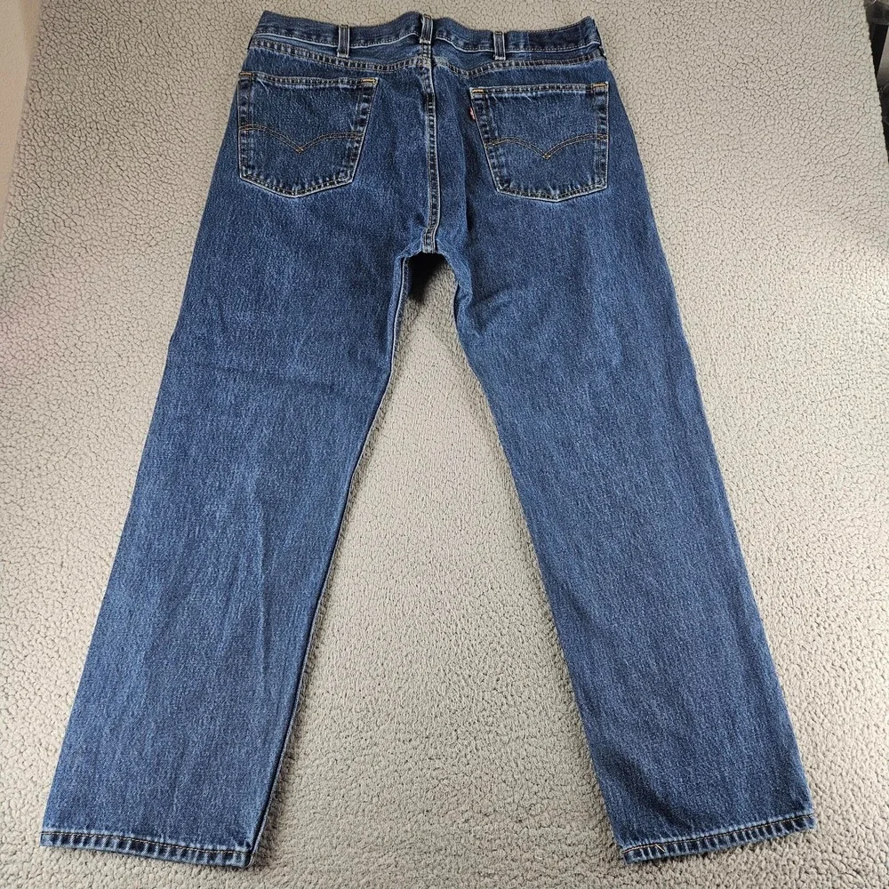 Levis‎ Jeans Mens 38x30 Blue 505 Regular Fit Straight Leg Workwear Western Pants